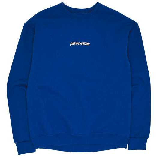 Fucking Awesome Fucking Awesome Little Stamp Crewneck | Royal Blue Crews | The Vines