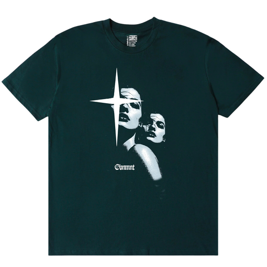 GVNMNT Clothing Co GVNMNT Clothing Co Two Face T-Shirt | Dark Green | The Vines