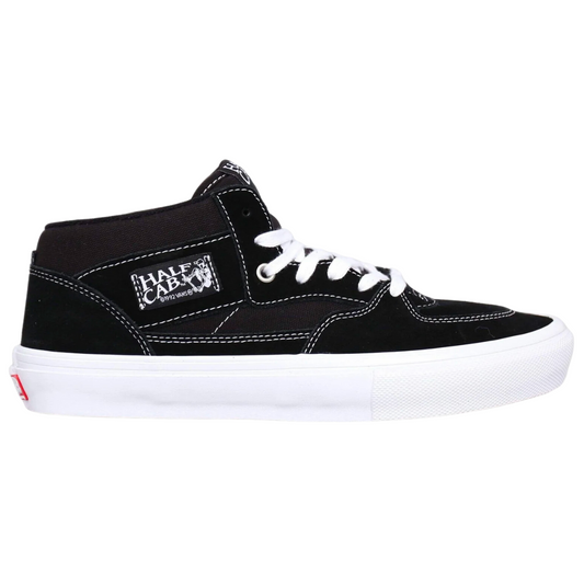 Vans Vans Skate Half Cab Suede Skate Shoe | Black & White | The Vines