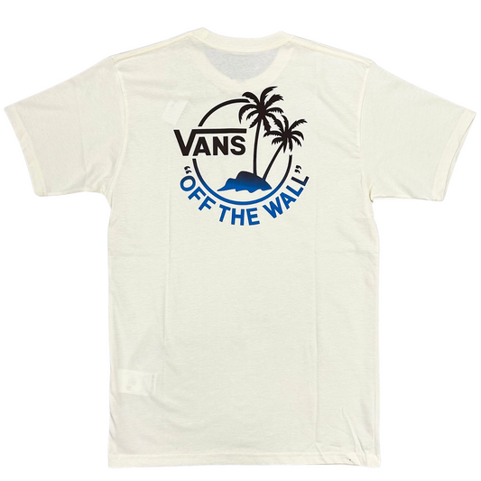 Vans Vans Classic Mini Duel Palm II T-Shirt | Marshmallow | The Vines