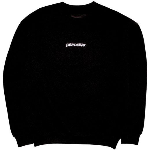 Fucking Awesome Fucking Awesome Little Stamp Crewneck | Black Crews | The Vines