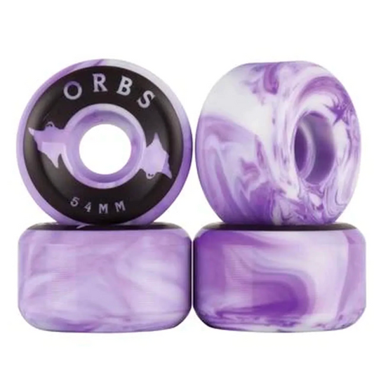 Welcome Skateboards Welcome Skateboards Orbs Specters Swirls Conical Purple Wheels | 54mm | The Vines