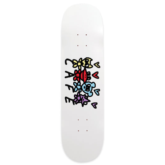 Skateboard Cafe Skateboard Cafe Pals C2 Shape Deck White | 8.5" | The Vines