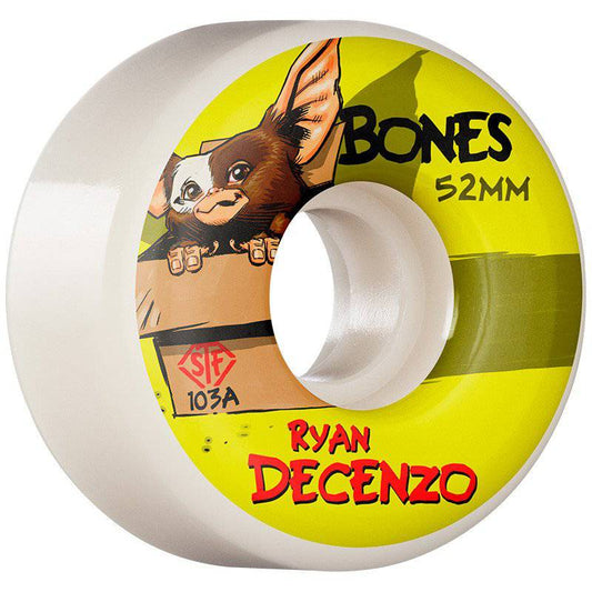 Bones Bones STF V2 Locks Decenzo Gizzmo Skate Wheels | 103A 52mm Wheels | The Vines
