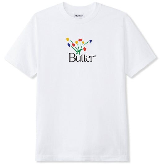 Butter Goods Butter Goods Bouquet T Shirt | White Tees | The Vines