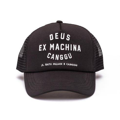 Deus Ex Machina Deus Ex Machina Canggu Address Trucker Cap | Black Caps | The Vines