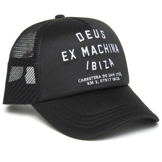 Deus Ex Machina Deus Ex Machina Ibiza Trucker Cap Hat | Black Caps | The Vines