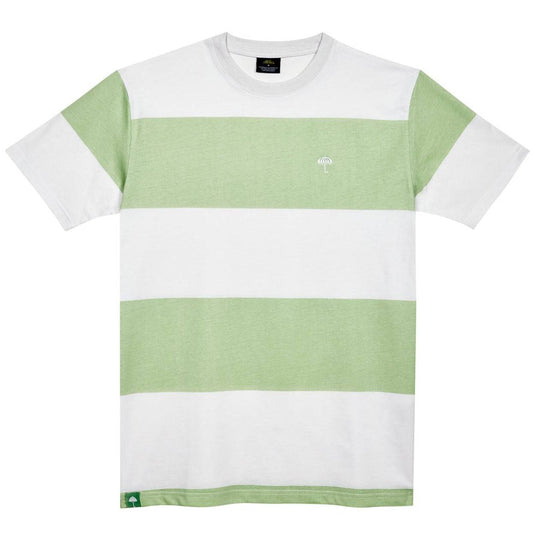 Hélas Helas Bateau T Shirt | White / Pastel Green Tees | The Vines
