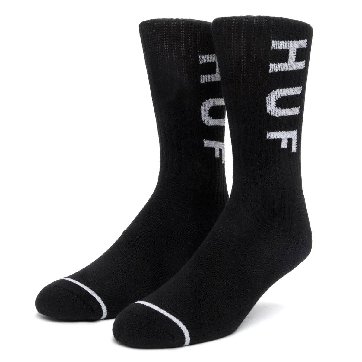 HUF HUF Essentials OG Logo Sock | Black Socks | The Vines