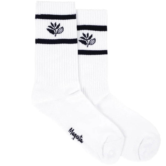 Magenta Magenta Skateboards Plant Socks | White Socks | The Vines