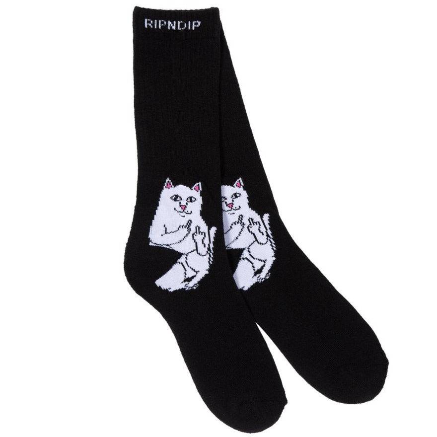 RipnDip RipNDip Lord Nermal High Socks | Black Socks | The Vines