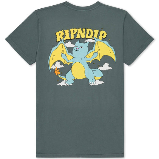 RipnDip RIPNDIP Charanerm T-Shirt | Charcoal Tees | The Vines