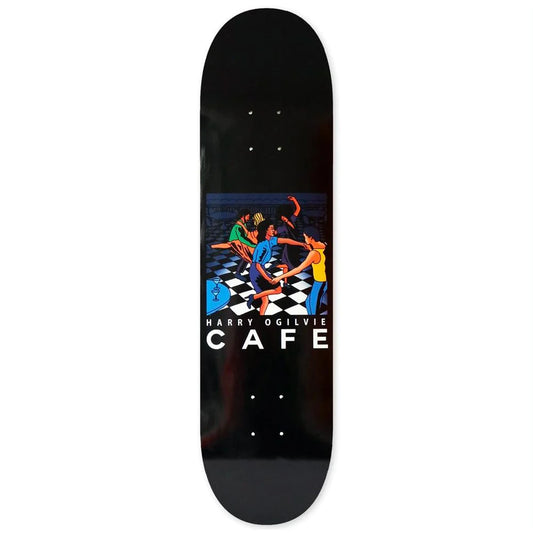 Skateboard Cafe Skateboard Cafe Harry Ogilvie Old Duke Skateboard Deck Black | 8.125" | The Vines