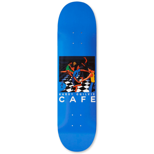 Skateboard Cafe Skateboard Cafe Harry Ogilvie Old Duke Skateboard Deck Blue | 8" Decks | The Vines