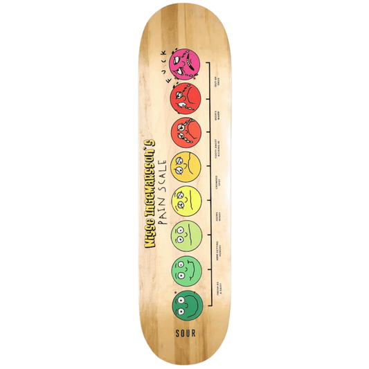Sour Solution Sour Solution Nisse Pain Skateboard Deck | 8.125" Decks | The Vines