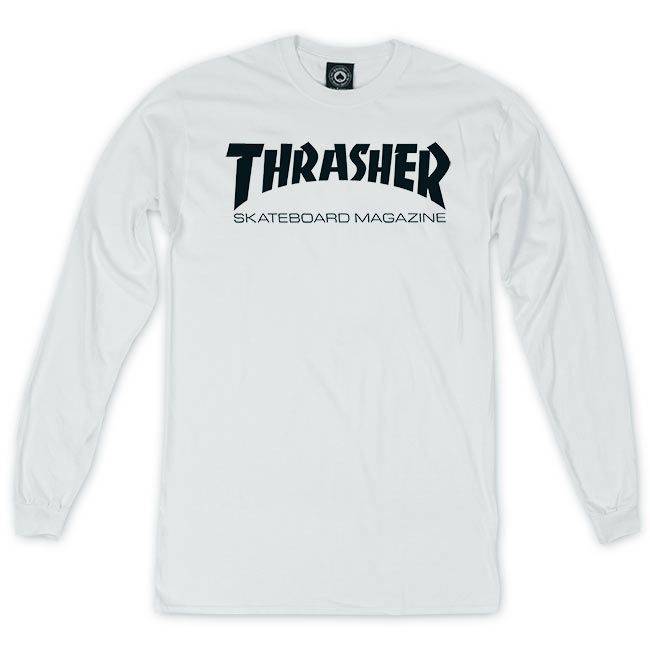 Thrasher Thrasher Skate Mag Long Sleeve T-Shirt | White Tees | The Vines