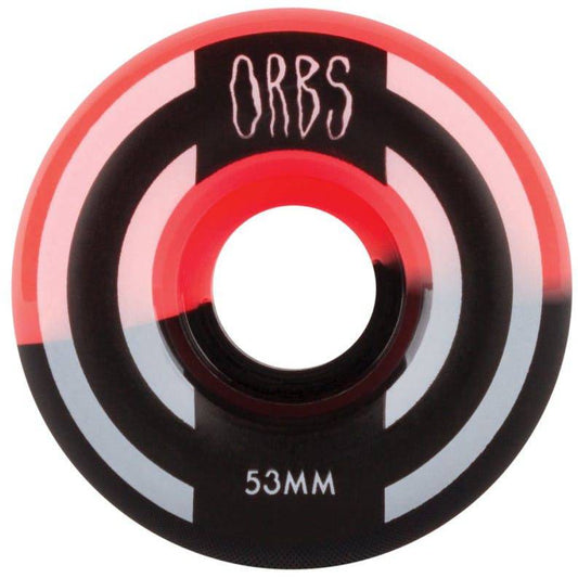 Welcome Skateboards Welcome Skateboards Orbs Apparitions Splits Coral & Black Wheels | 53mm Wheels | The Vines