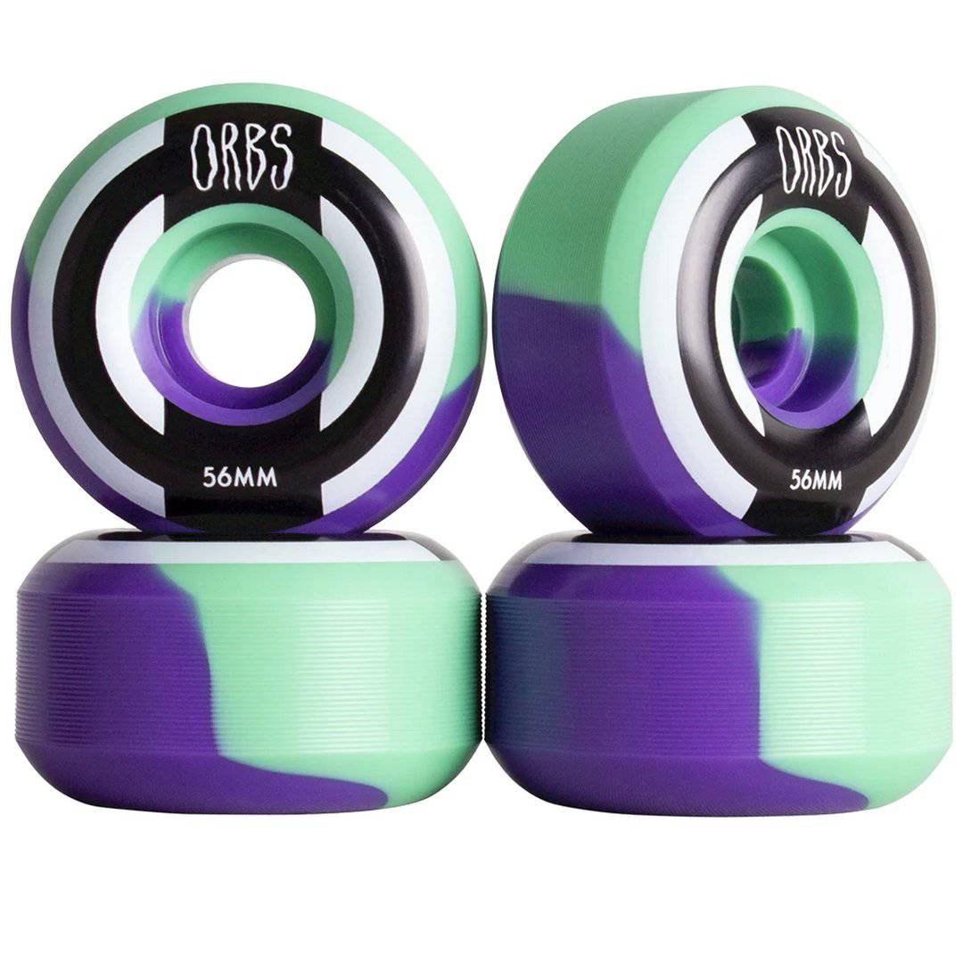Welcome Skateboards Welcome Skateboards Orbs Apparitions Splits Mint & Lavender Wheels | 56mm Wheels | The Vines